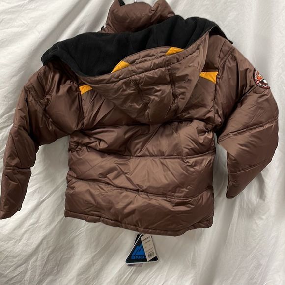 Snozu Boy Down Hooded Winter Jacket - Picture 7 of 9
